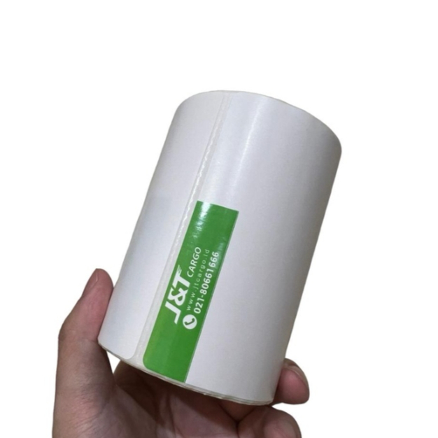 Jual Kertas Thermal Label Barcode JNT Cargo 1 Roll isi 300pcs 100x100mm ...