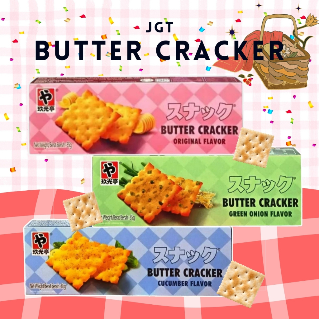 Jual JGT Butter Cracker Biskuit Cracker Mentega Import Jepang 85G 1 Pak