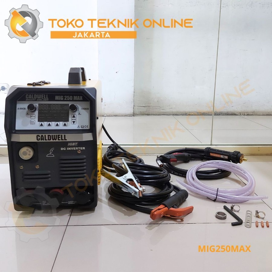 Jual CALDWELL MIG 250MAX Mesin las Inverter MIG LED DIGITAL DISPLAY ...