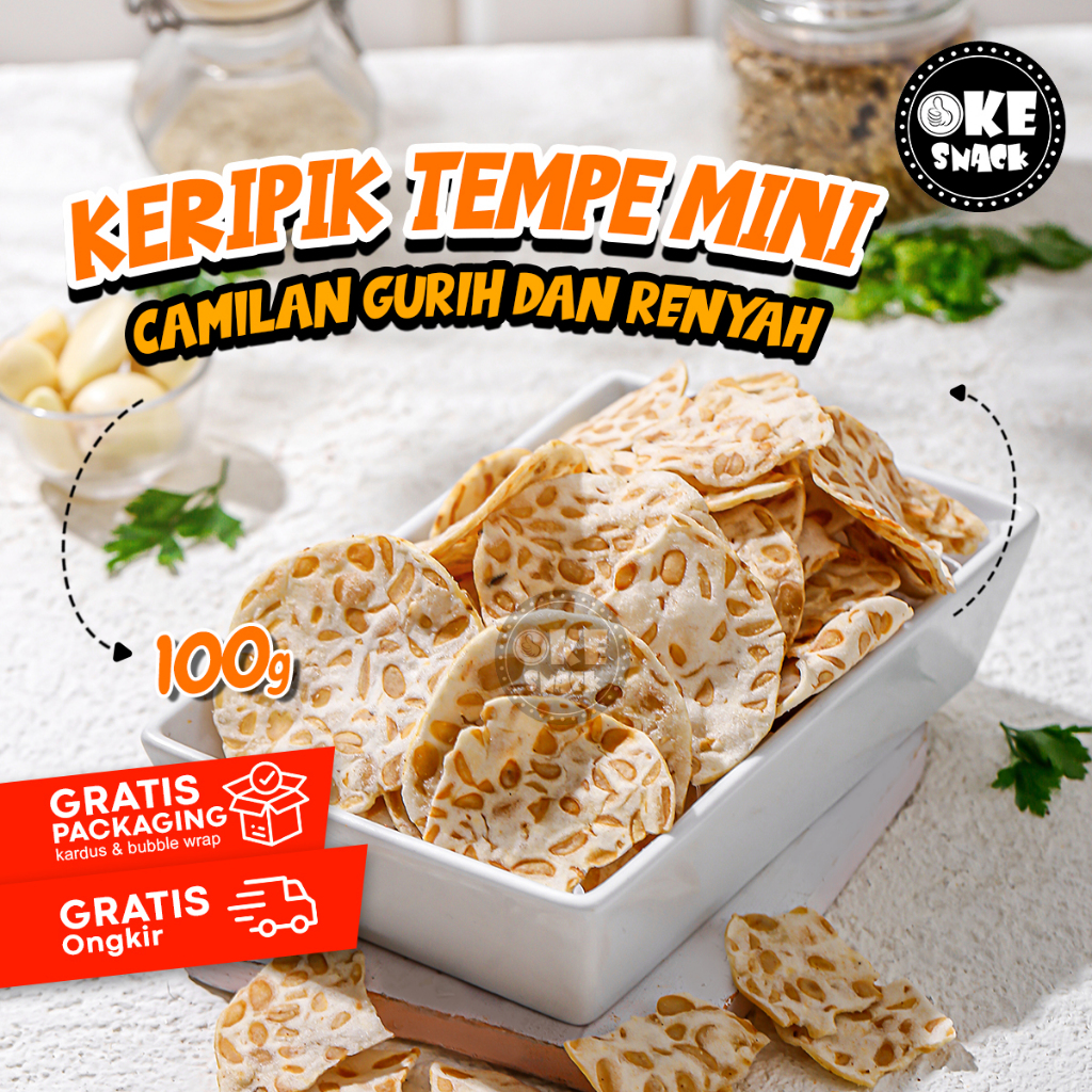 Jual Keripik Tempe Mini Crispy | Shopee Indonesia