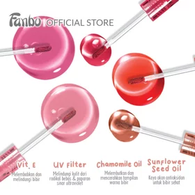 Fanbo Glossy Tint 3 5 Gr Bibir Menjadi Lebih Bercahaya Dan Plumpy Korean Make Up Look Tahan 5