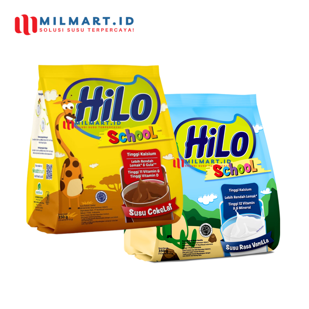 Jual HILO SCHOOL GUSSET VANILA/COKELAT 35 G X 10'S SUSU HILO SACHET ...