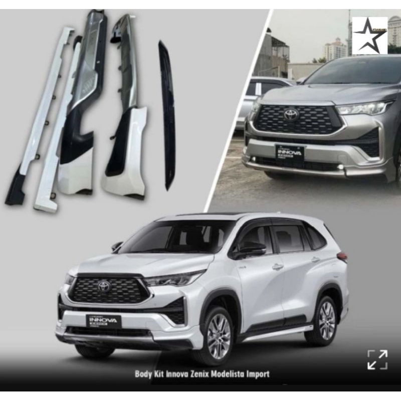 Jual BODY KIT INNOVA ZENIX MODELISTA ORIGINAL 100% HITAM,PUTIH,ABU ...