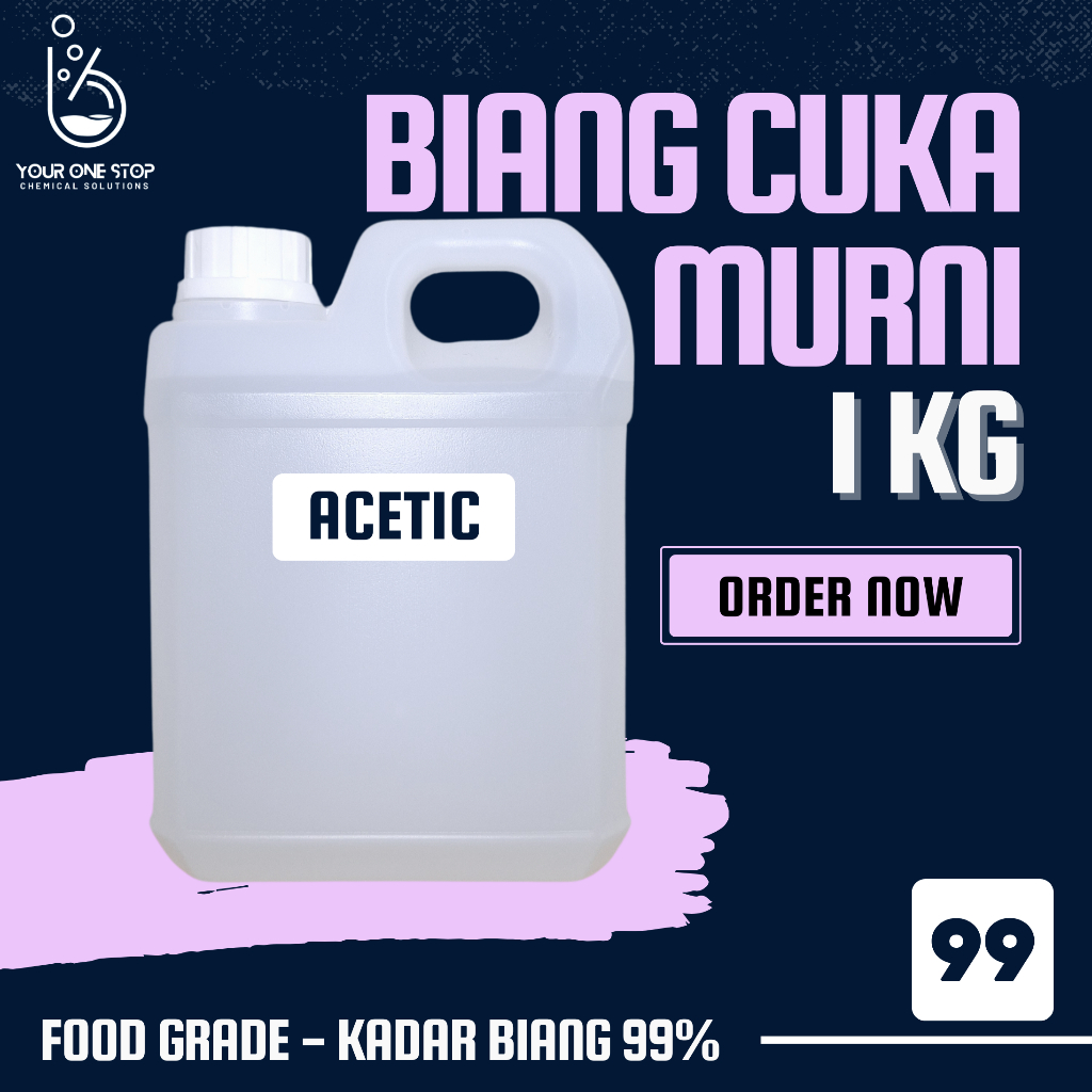 Jual Biang Cuka Murni Food Grade 1 Kg Acetic Asetat Shopee Indonesia