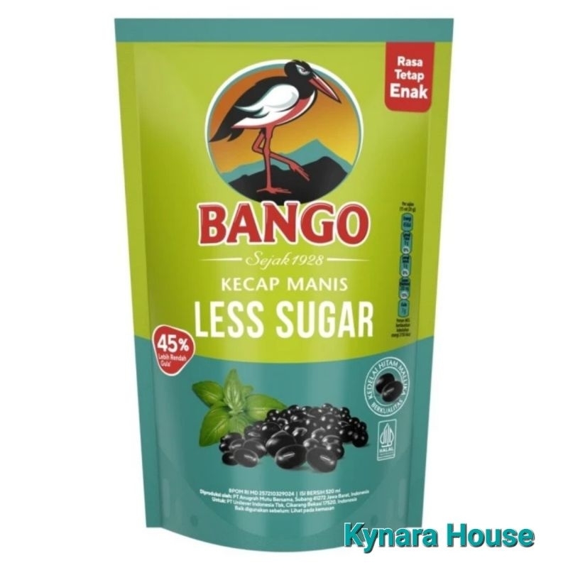 Jual Kecap Bango Less Sugar 520ml | Shopee Indonesia