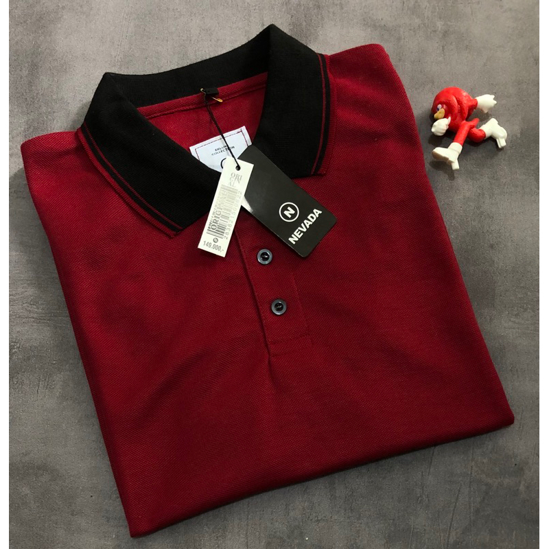 Jual Kaos Polo Shirt Kerah Basic Polos Nevaada Polo Shirt Kaos Berkerah