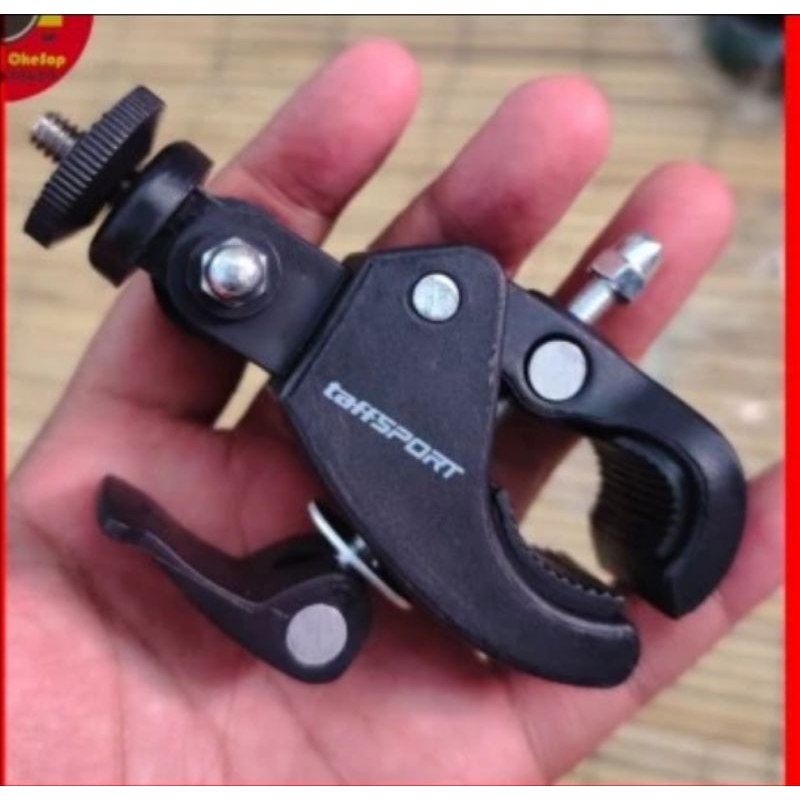 Jual Mount Sepeda Action Cam Bracket holder Bicycle Clamp mounting ...