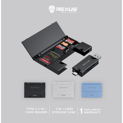 Jual ITSTORE Rexus RXC305 / RXC-305 Card Reader 5in1 Storage USB 3.0 ...