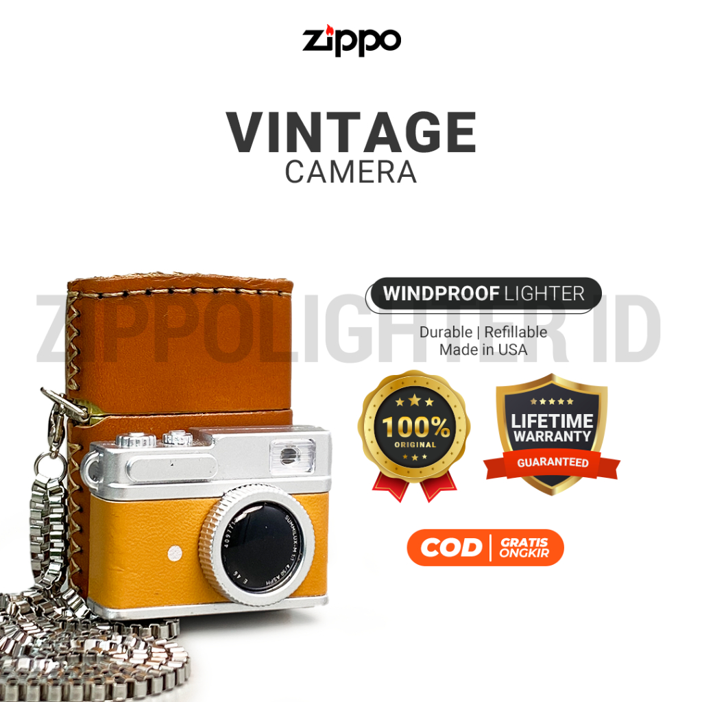 Jual Korek Api Zippo Vintage Camera | Shopee Indonesia