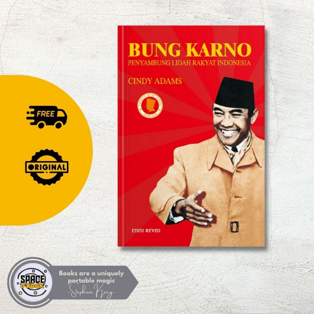 Jual Buku Bung Karno Penyambung Lidah Rakyat - Cindy Adams (HARDCOVER ...