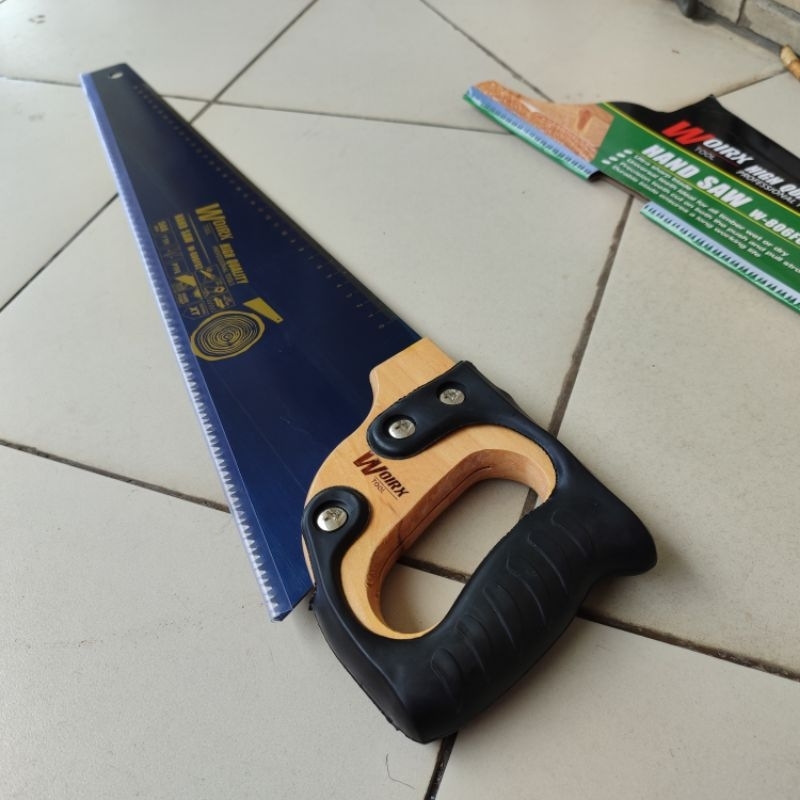 Jual Gergaji Kayu Tangan Inch Inch Hand Saw Woirx Shopee Indonesia