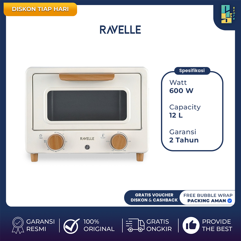 Jual Ravelle Electric Oven Liter Oven Listrik Low Watt Cotton