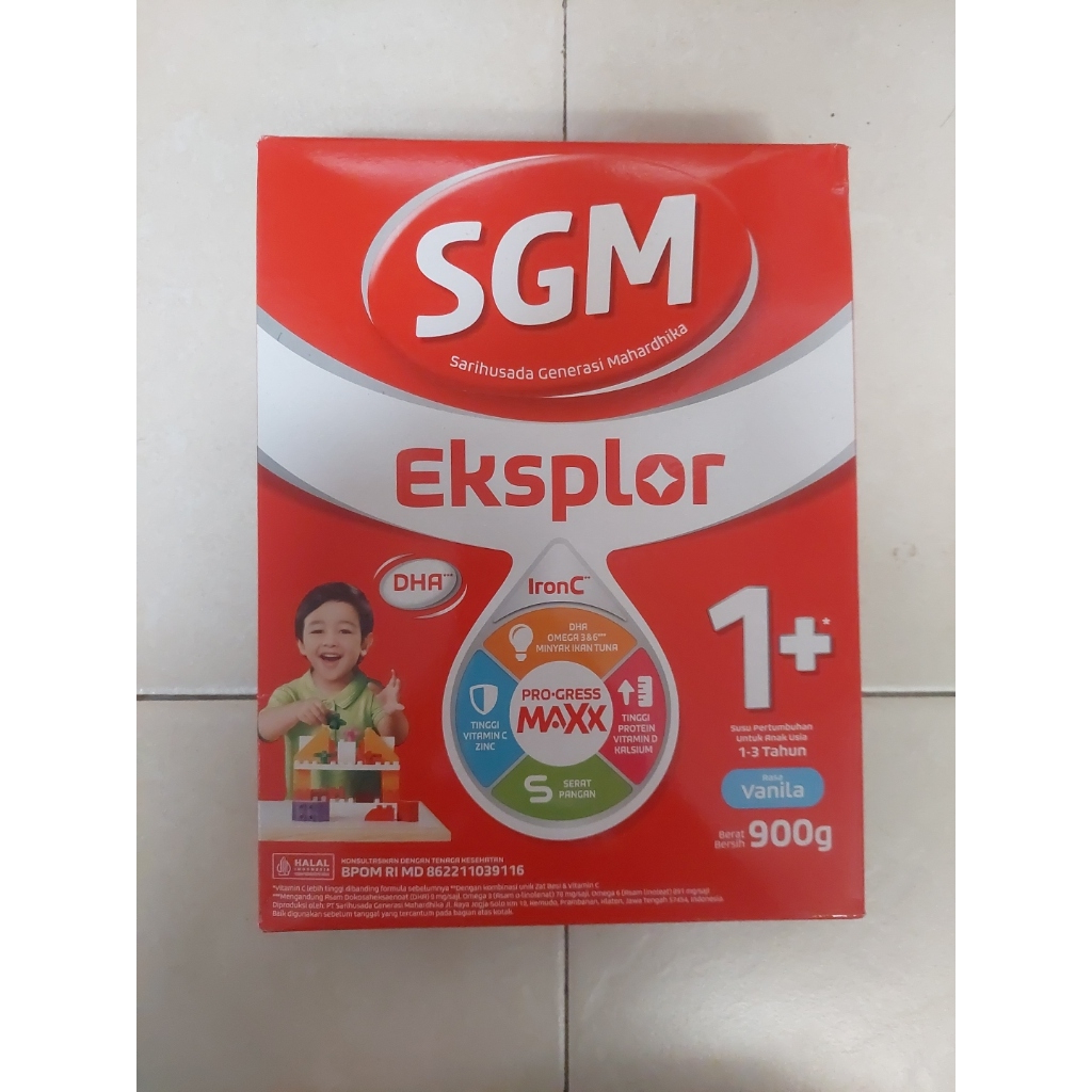 Jual SGM Eksplor 1 Dengan IronC Susu Pertumbuhan Rasa Vanilla 900GR Shopee Indonesia