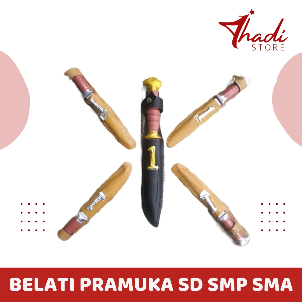 Jual Pisau Belati Pramuka SD SMP SMA Ukuran Besar dan Kecil Double Pisau |  Shopee Indonesia