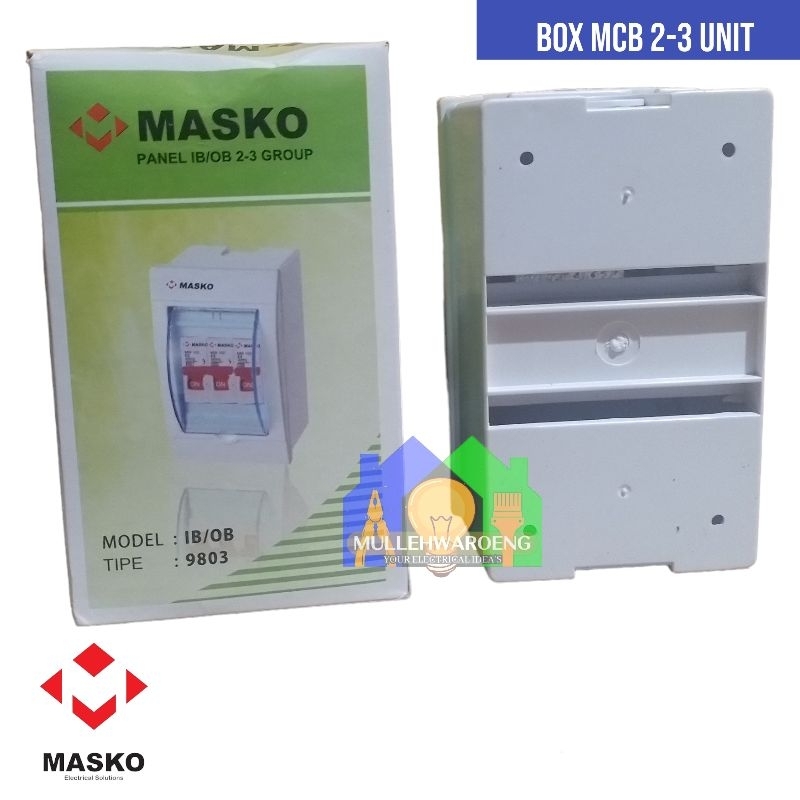 Jual MASKO BOX PANEL MCB ISI 2-3 GRUP 9803 INBOW OUTBOW | Shopee Indonesia