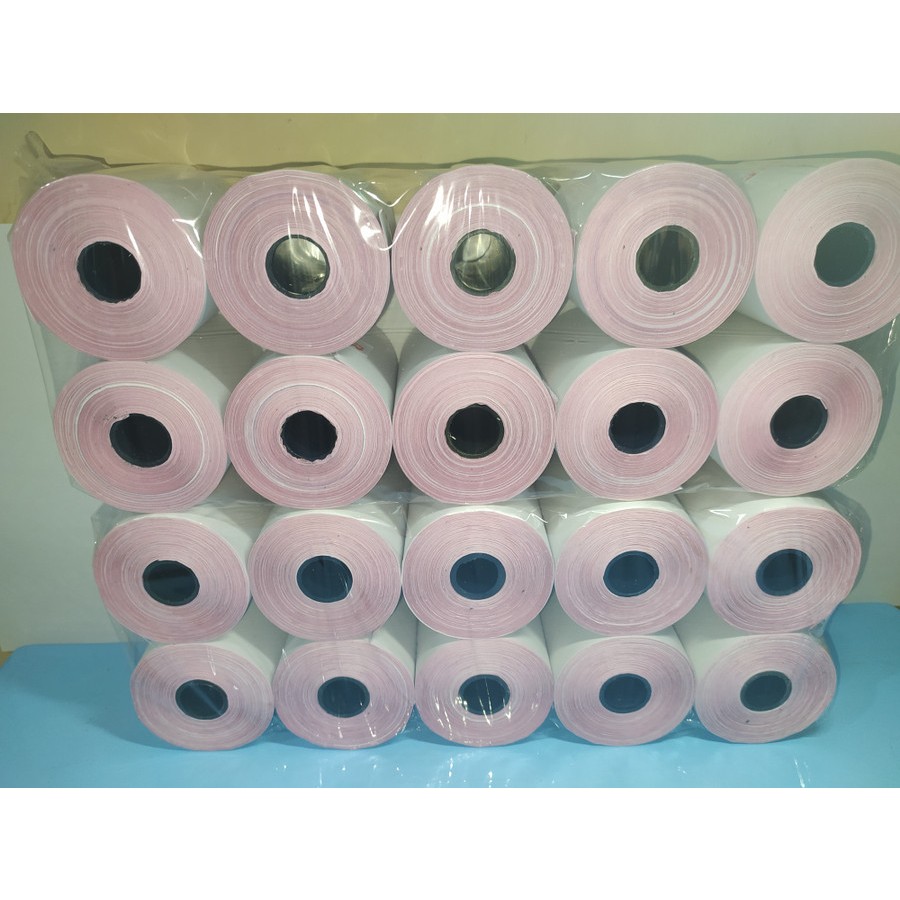 Jual Kertas Struk Rangkap NCR 2ply 75x60 76x60 Paper Roll Printer Dot ...