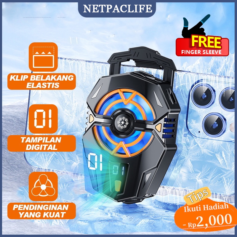 Jual 【Penawaran Khusus】NETPAC LIFE Fancooler J20 Tampilan Suhu LED ...