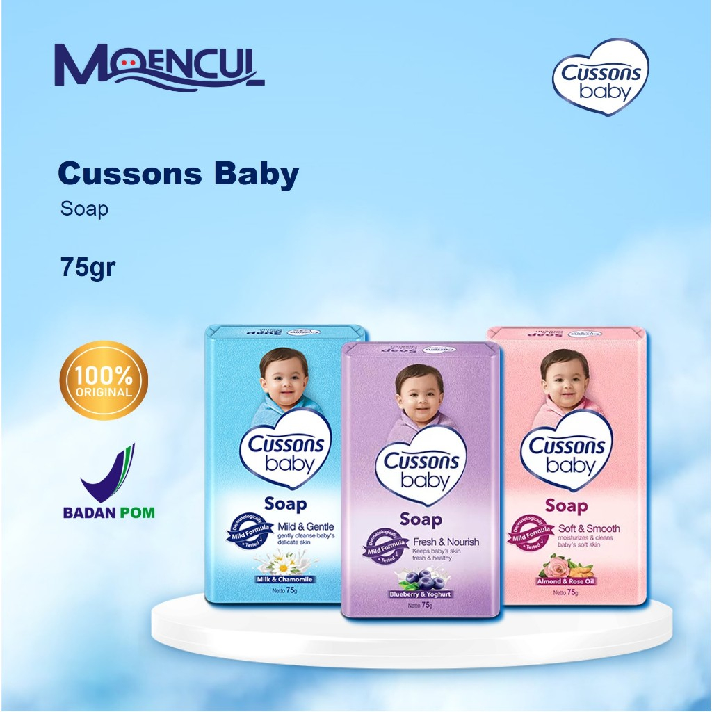 Jual Cussons Baby Bar Soap 75gr - Sabun Batang Bayi - Sabun Mandi Bayi ...