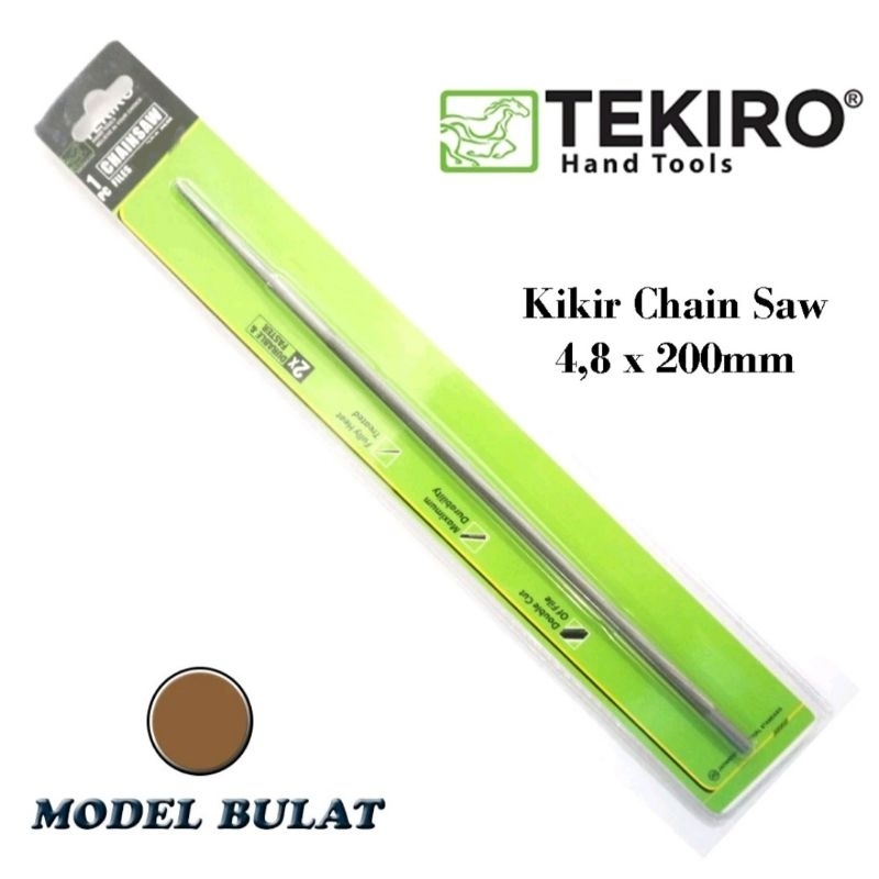 Jual Kikir Chainsaw 4.8 x 200mm / 5.5 x 200 mm TEKIRO | Shopee Indonesia