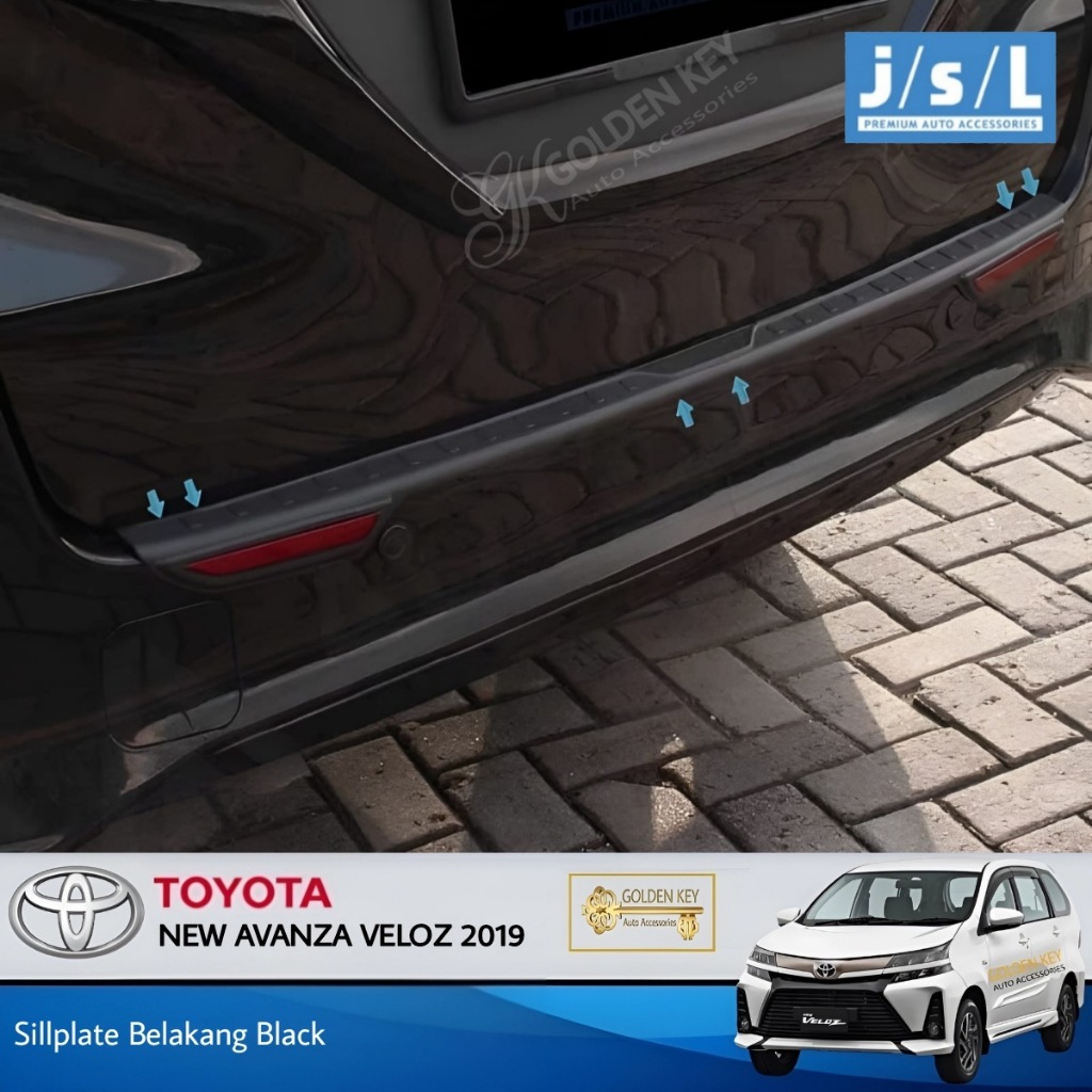 Jual JSL Sillplate Belakang New Avanza Veloz 2019 Rear Scuff Plate ...