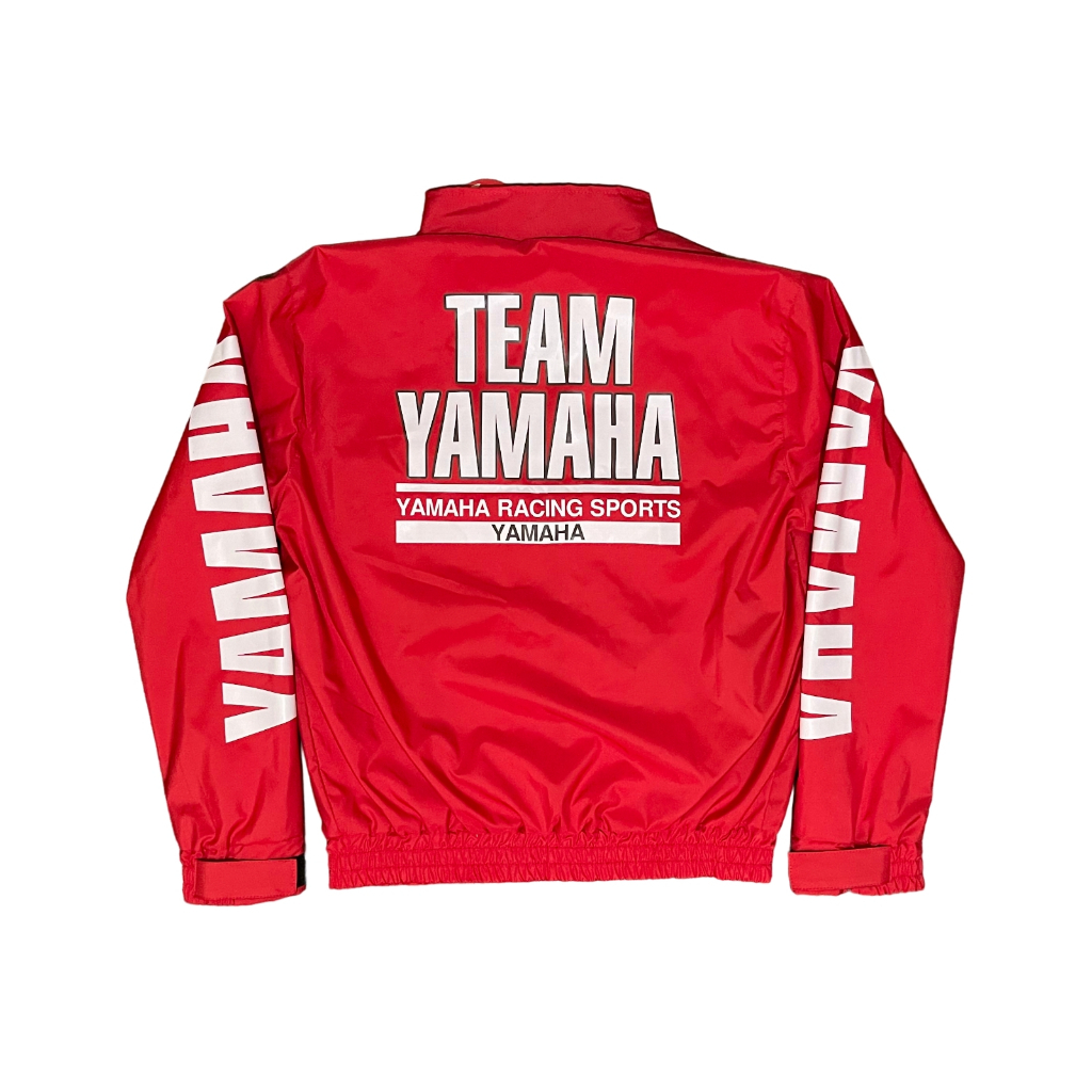 Jual Jaket Team Yamaha Racing Sport Vintage Warna Merah Putih keluaran ...