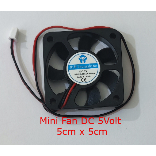 Jual Kipas Pendingin DC 5 Volt 5cm x 5cm Mini Fan DC 5 Volt 5cm ...
