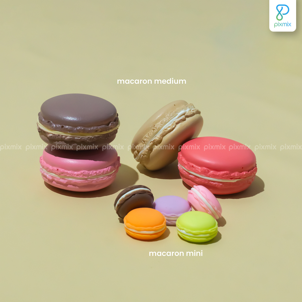 Jual Macaron Artificial Set 5pcs - Props Properti Foto Produk | Shopee ...