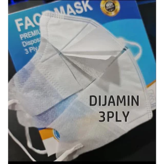 Masker Duckbill Isi 50pcs 3Ply Facemask Earloop Disposable