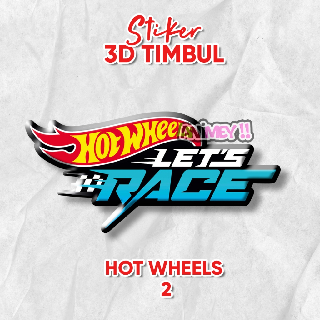 Jual Stiker Emblem D Timbul Logo Hot Wheels Stiker Hotwheels