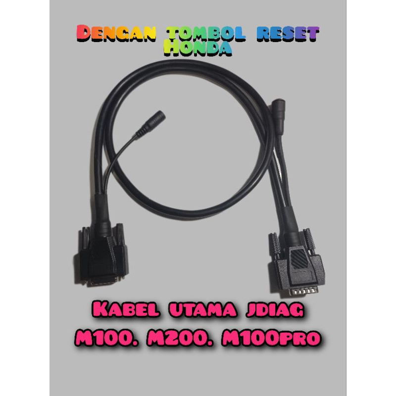 Jual KABEL UTAMA JDIAG DENGAN TOMBOL RESET M100. 100PRO.200PRO | Shopee ...