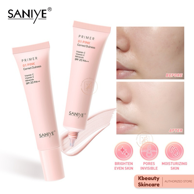 Jual SANIYE Primer Cream Invisible Pore Makeup Base BB Cream All Day ...