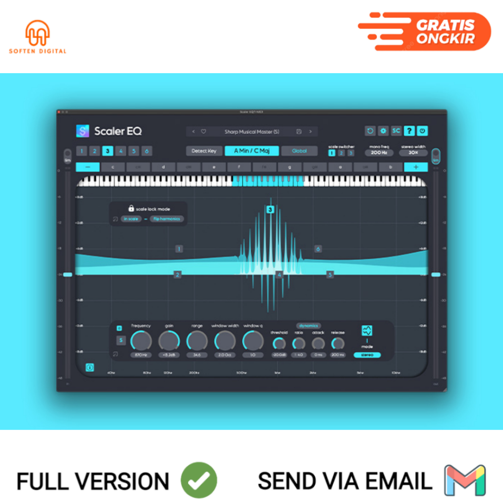 Jual Plugin Boutique Scaler EQ VST PLUGIN remarkable new way to