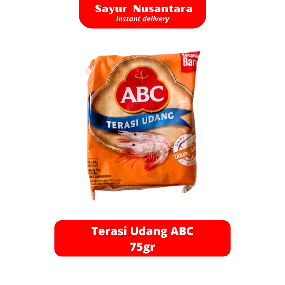 Jual Terasi Udang Sachet ABC/pack - Sayur Nusantara | Shopee Indonesia