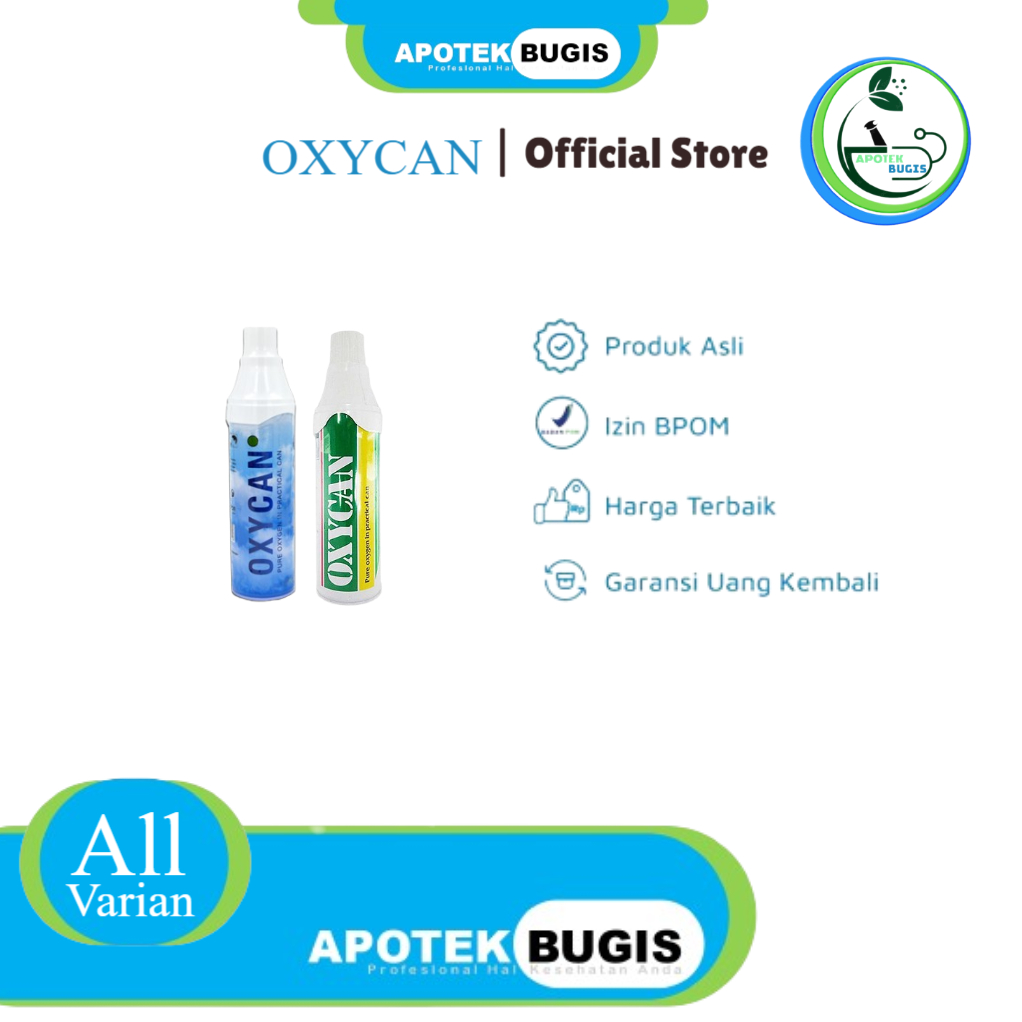 Jual Oxycan Green Kaleng & Sport 500 Cc - Oxygen / Oksigen Portable ...