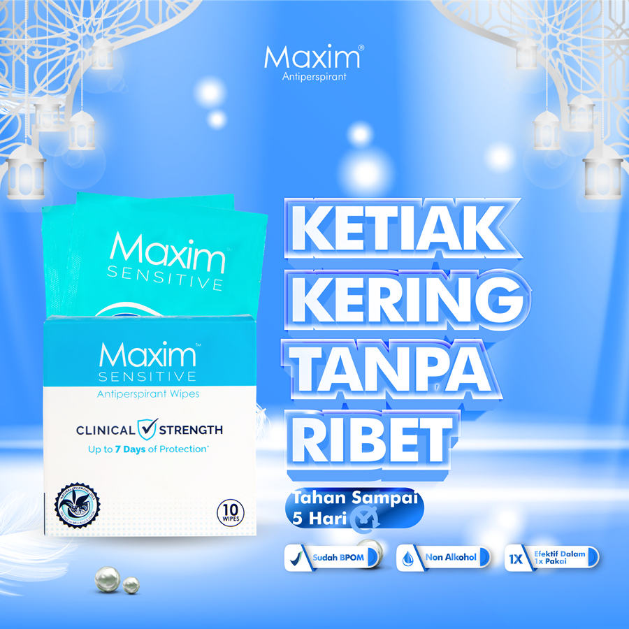 Jual Maxim Antiperspirant Wipe 10 Kemasan 1 Box Solusi Praktis
