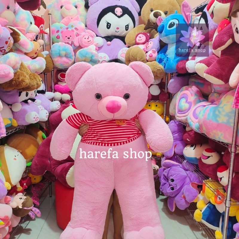 Jual Boneka Teddy Bear Kaos 120cm | Shopee Indonesia