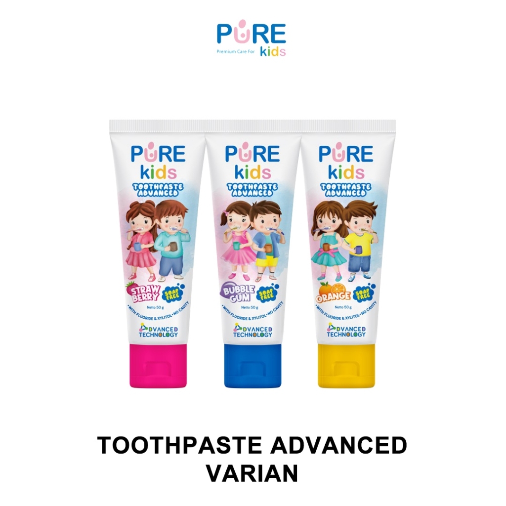 Jual Pure Kids Toothpaste Advanced 50gr - Pasta Gigi Anak | Shopee ...