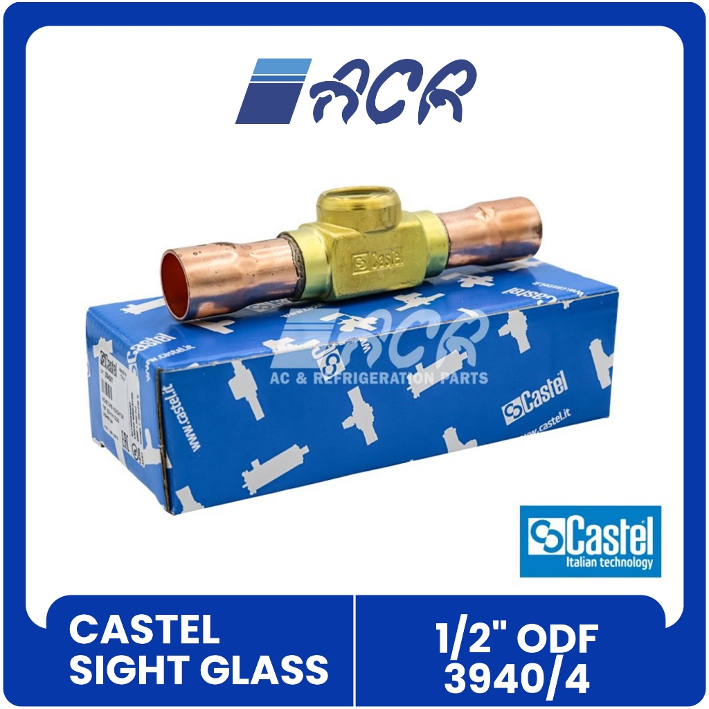 Jual Sight Glass / Moisture Liquid Indicator 1/2" 3940/4 Castel