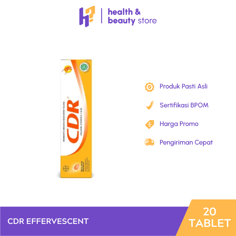 Jual CDR EFFERVESCENT - 20 TABLET | Shopee Indonesia