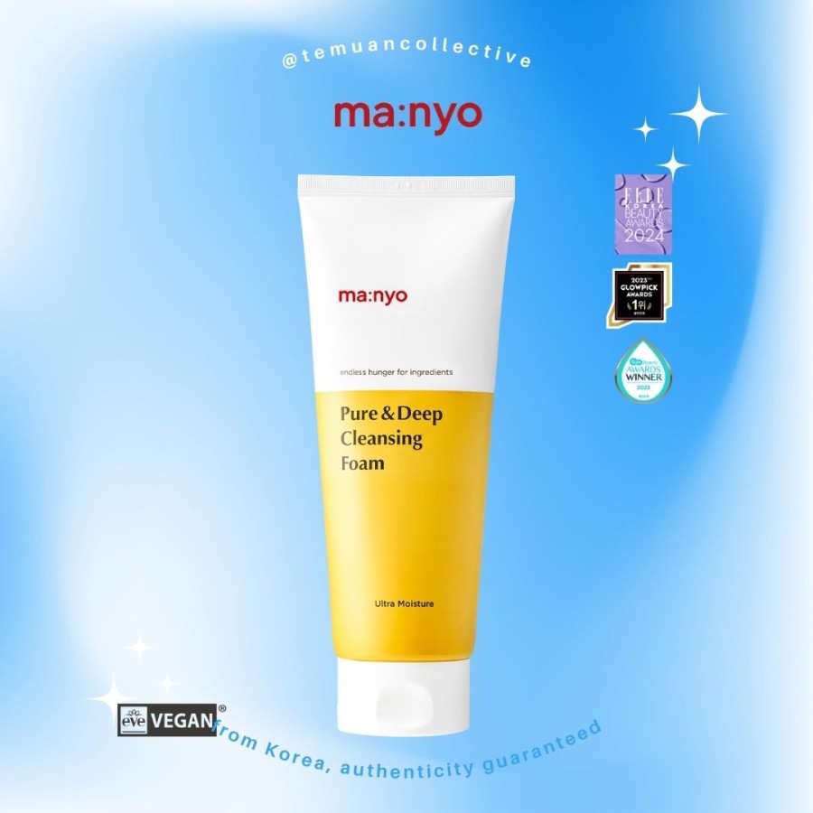 Jual manyo Pure & Deep Cleansing Foam Manyo Korea Face / Facial Cleanser / Sabun Cuci Muka