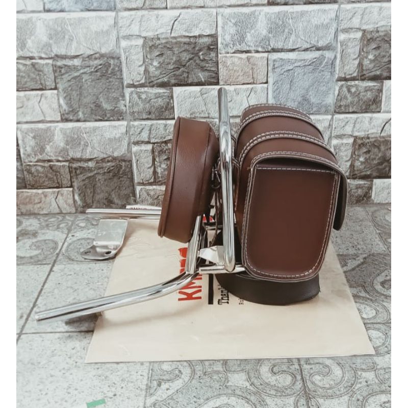 Jual backrack aksesoris sandaran belakang motor honda stylo 160 cc ...