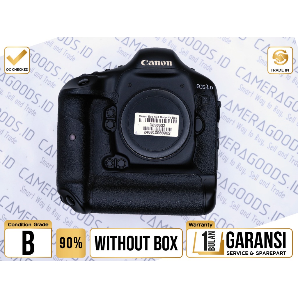 Jual Canon Camera EOS 1DX DSLR Full Frame Body Only - Grade B - C230532 ...