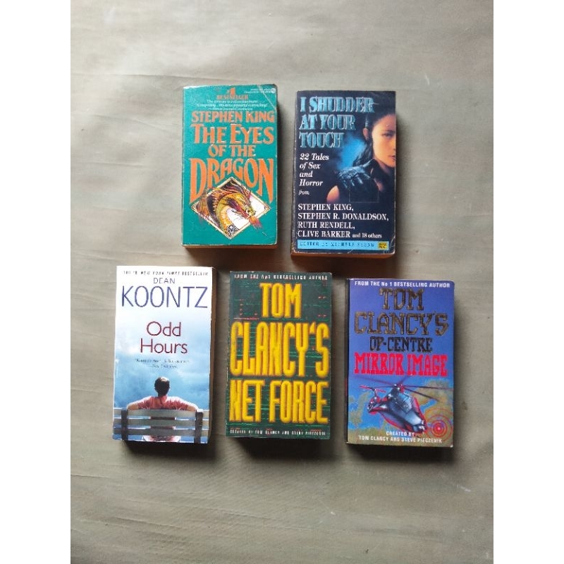 Jual Novel karya Stephen King & Tom Clancy: THE EYE DRAGON, I SHUDDER ...
