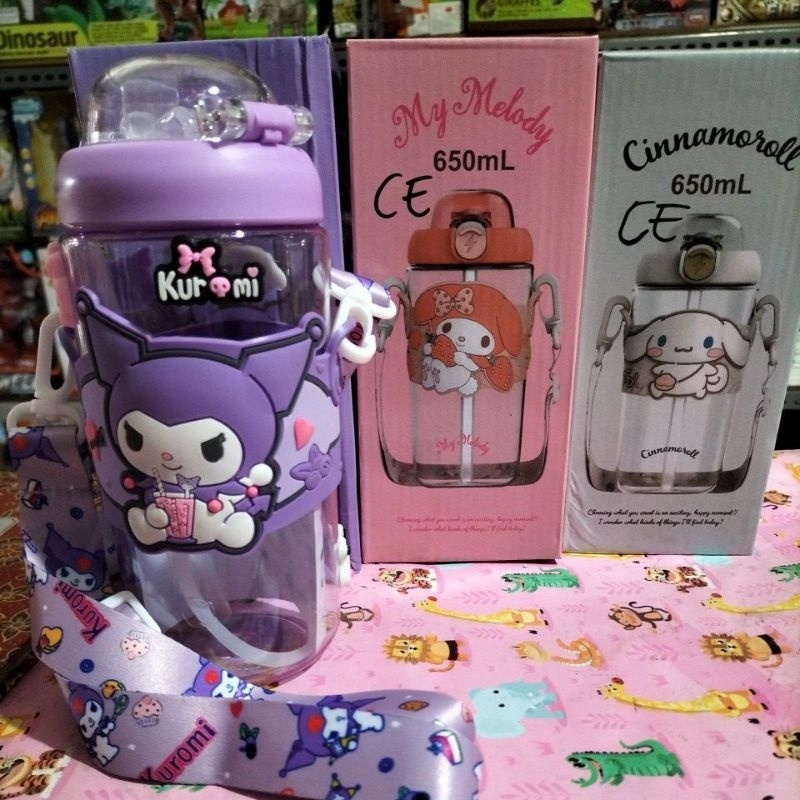 Jual botol minum lucu gambar kuromi,my melody,cinnamoroll | Shopee ...