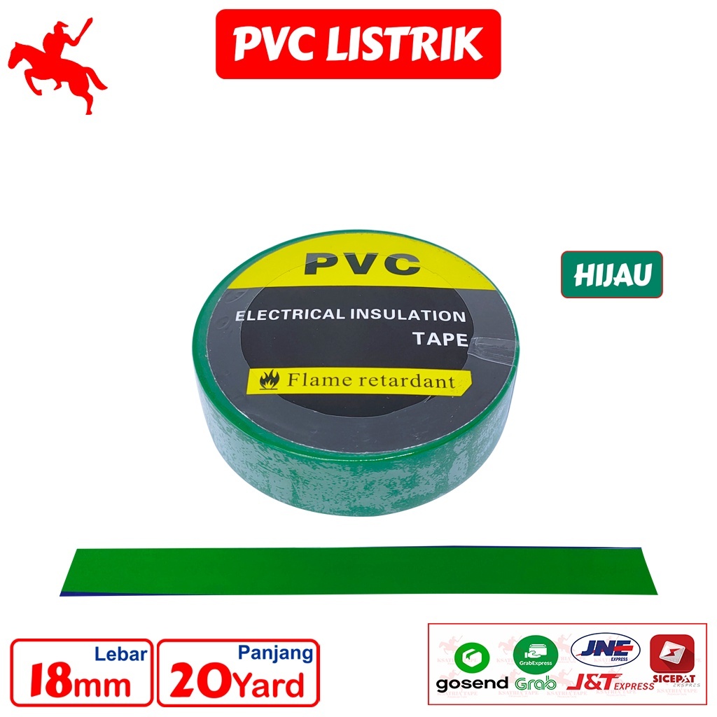 Jual Isolasi / Lakban / Solatip Listrik / Kabel Listrik PVC Ksatria ...