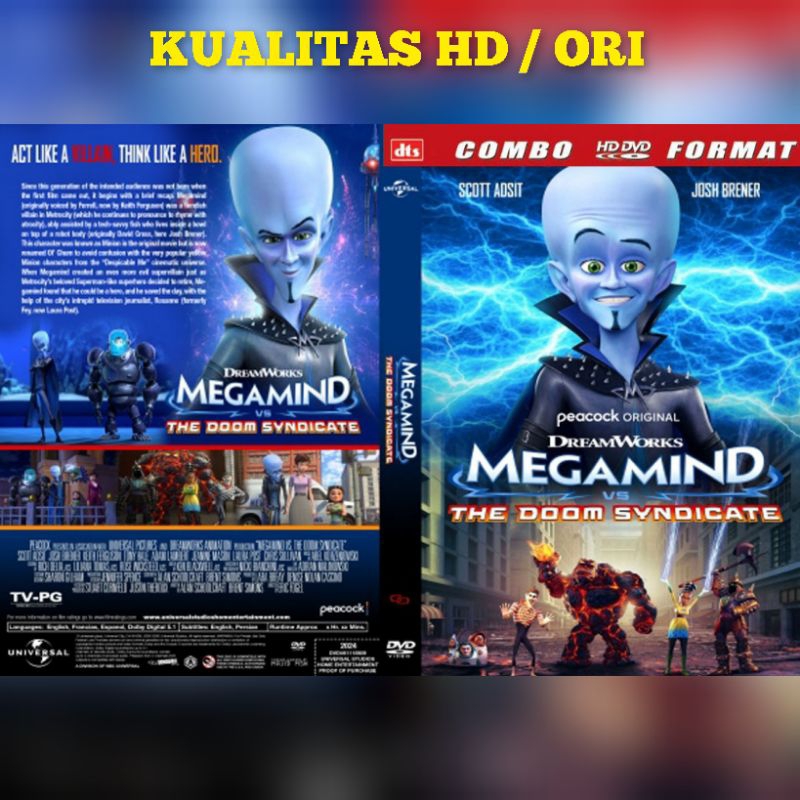 Jual Kaset Film kartun Animasi MEGAMIND 2024 Shopee Indonesia