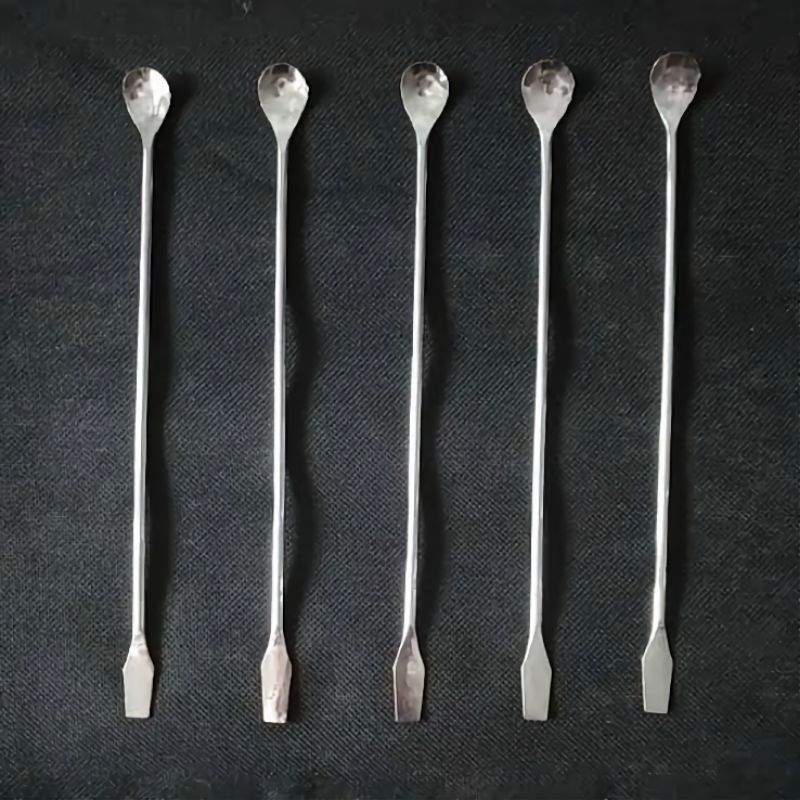 Jual Spatula Logam Praktikum Lab Spatel Sendok Logam Sendok Metal ...