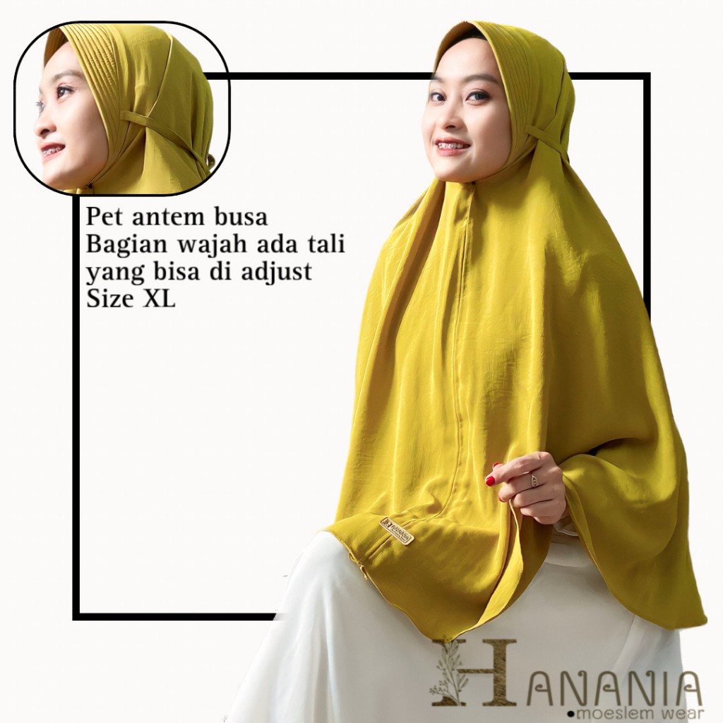 Jual BERGO CRINKLE AIR FLOW PET TALI XL MARYAM / Hijab Crinkle Maryam ...