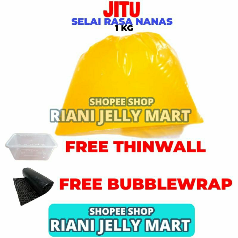 Jual Selai Rasa Nanas 1 Kg Repack Jitu Ekonomis Shopee Indonesia