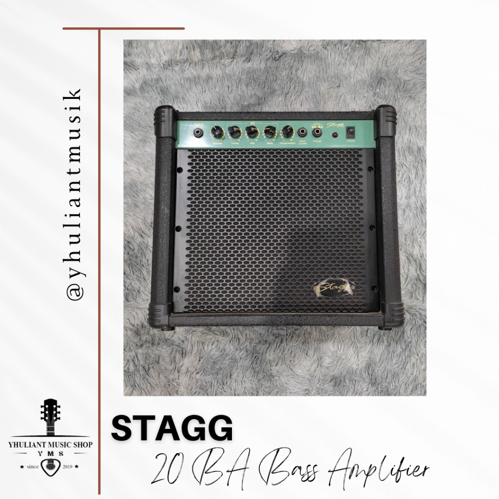 Jual Stagg Ba Combo Bass Amplifier Watt Original Second Good